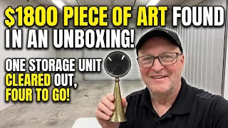 1800 Art Piece Found in an Unboxing Plus One Storage Unit Cleared