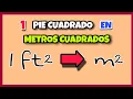 Cuantos METROS CUADRADOS hay en un PIE CUADRADO