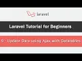 Update or Edit Mysql Data in Laravel using Ajax with Datatables
