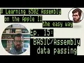 Learning 6502 Assembly on the Apple II the easy way - Ep 15 data passing