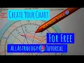 Astrology 101 Create Your Chart For FREE Quick Step By Step Pt 1