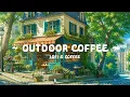 A Calm Outdoor Coffee Corner Japanese Vibe on a Quiet Street Lofi Coffee to Relax Enjoy Moment