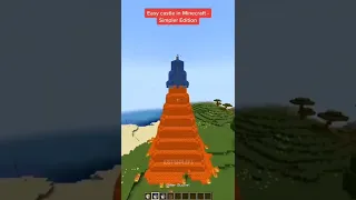 Easy Castle in MINECRAFT - Simple Design