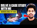 How to solve Case Study Solved Example Business Analyst 2023 Consulting Interview Hindi