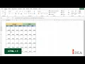 Learn how to create Calendar 2025 Automatic calendar tutorial in excel