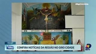 Giro Cidade: Conclusão da restauração do painel de Capela em Siderópolis é anunciada