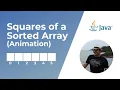 Squares of a Sorted Array Animation Coding Interview Question