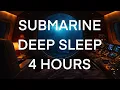Rain Sounds for Sleep – Underwater Submarine During Storm (4 Hours)