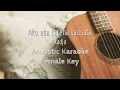 Lagu Aku Ada Karena Kau Ada - Radja - Acoustic Karaoke (Female Key)