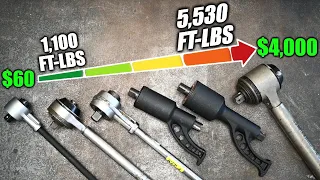 Hand Turn 5 000ft-lbs 60 vs 4 000 Torque Multiplier