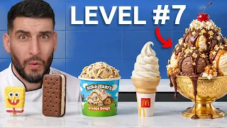 I Tried 7 Levels of Ice Cream