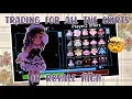 Trading for all the Skirts in Royale High Giveaway Proofs Trading Challenge