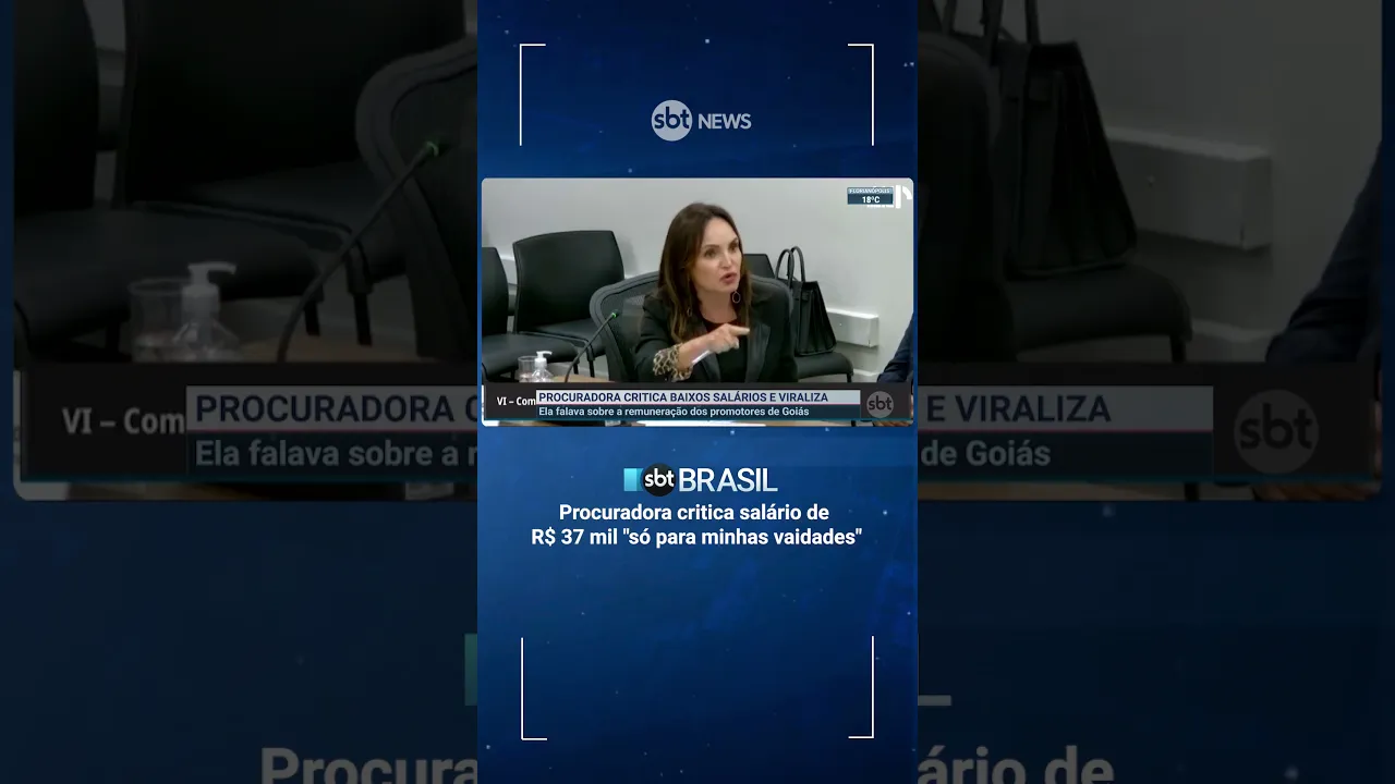 Procuradora critica salário de R$ 37 mil reais "só para minhas vaidades"
