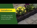 Valley View 10FT Interlocking Edging Demo Installation