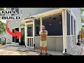 How I Built A DIY Screened In Patio Incredible Transformation