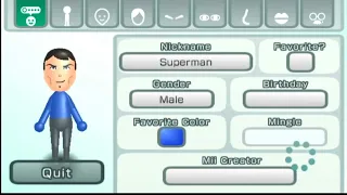 How to make a Superman mii