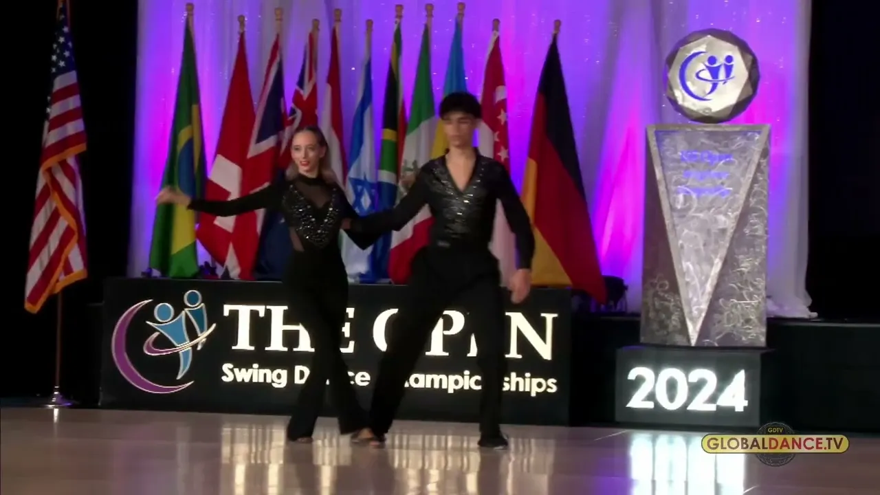 Zakeo Taillardat and Nina Perga - 2nd Place Young Adult - The Open 2024