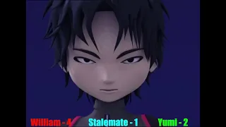 Code Lyoko Yumi vs William All Fights