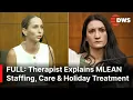 FULL TESTIMONY Ex-MLEAN Therapist Thorndike Reveals What Lindsay Faced Inside MLEAN Hospital AB1E