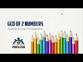 GCD of 2 Numbers using Iteration Recursion Logic