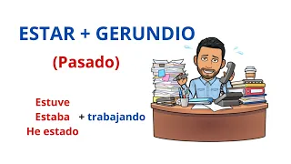 ✅ESTAR + GERUNDIO en Pasado en Español✅. (Estuve, estaba, he estado) Aprender Español. Learn Spanish