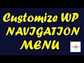 How to Create Header navigation menu in WordPress Tutorial 21