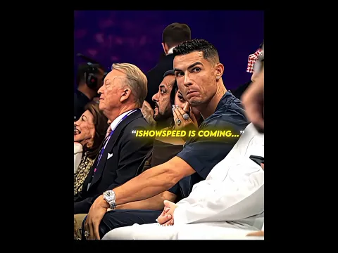 Ronaldo Reacts To IshowSpeed 🥶 #edit