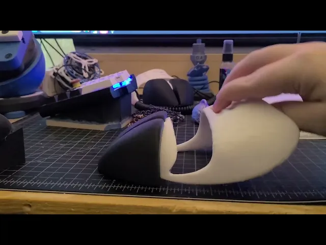 Flexible Lace-on Hoof for regular shoes for cosplay and costumes video thumbnail