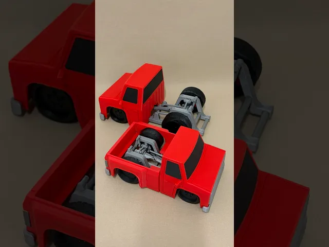 Stylized Mech Vehicle Series 01 - Square Body Truck video thumbnail