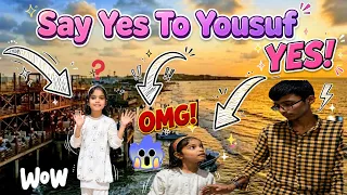 *WOW moment! Do Darya sunset + Yousuf ki khushi priceless! Say Yes To Yousuf — Full vlog YouTube pe!