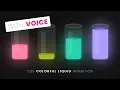 CSS Colorful Glowing Liquid Glass Animation Effects Html CSS Animation