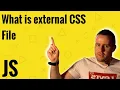 What is external CSS file tutorial for beginners