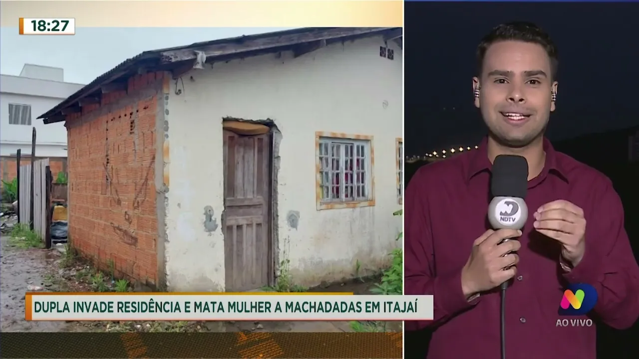 Dupla invade residência e mata mulher a machadadas em Itajaí