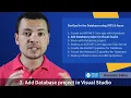Add Database project in Visual Studio