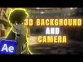 3D Background And Camera Movement Tutorial After Effects