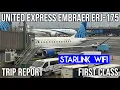TRIP REPORT United Express Embraer ERJ-175 FIRST CLASS Newark EWR - Minneapolis MSP