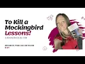 TO KILL A MOCKINGBIRD LESSONS Assessments Poems Fun Activities more