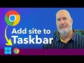 Pin Any Website to Your Windows Taskbar Using Chrome