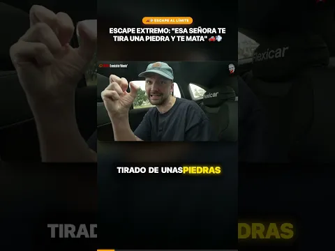 ESCAPE EXTREMO: «Esa señora te tira una piedra y te mata» 🚗💨 #Xokas #Zazza #Tension #Galicia #Shorts