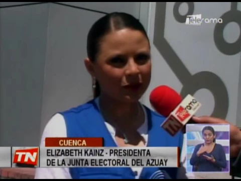 CNE Azuay concluye conteo de votos de presidente y vicepresidente