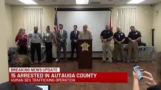 15 arrested in Autauga County child sex trafficking operation