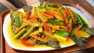 RESEP IKAN MAS BUMBU ACAR KUNING