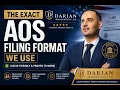 The EXACT AOS Filing Format We Use USCIS-Friendly Proven to Work