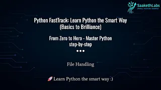 Python File Handling Tutorial - Read Write Append Files Beginner Friendly