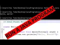 Run a Java Program