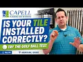Is Your Tile Installed Correctly Try the Golf Ball Test Meridian Idaho