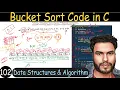 102 - Bucket Sort Code in C