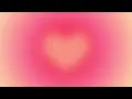 Orange peach aesthetic aura heart effect wallpaper silent ambience for gaming relaxing