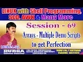 LINUX Classes Session - 69 Arrays