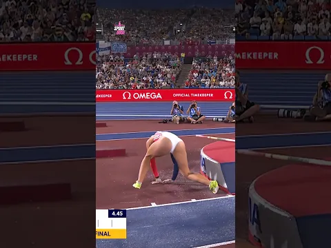 The Unluckiest Pole Vault 😳 #polevault #womenssports